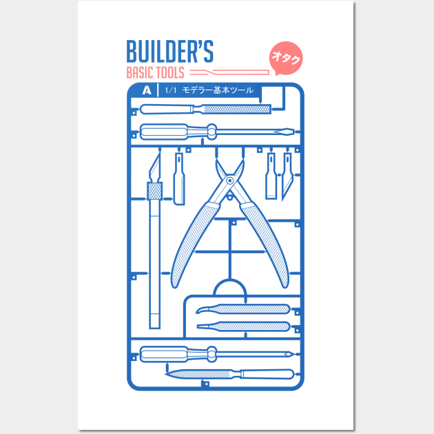 Builder's Basic Tools Wall Art by FunkyHusky